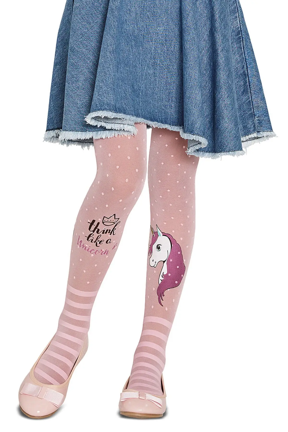 

Girl child pink Pretty Unicorn pantyhose underwear
