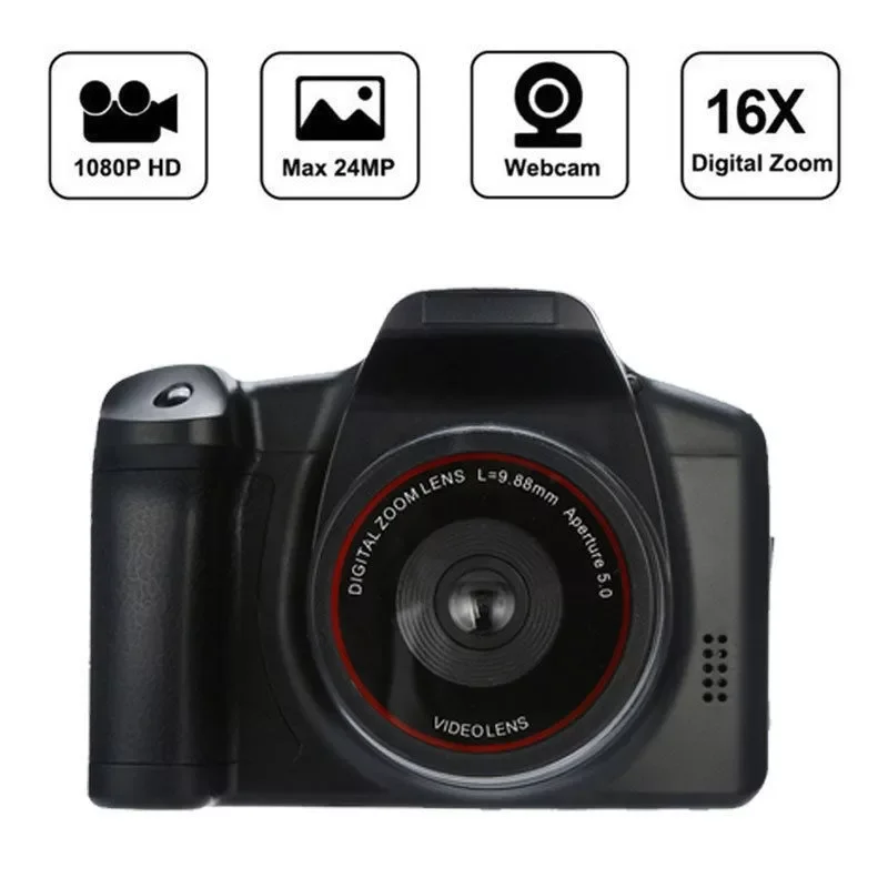 New Portable HD 1080P 16X Zoom 2.4''LCD Handheld Digital Camcorder Video Camera 16 Million Pixel Home Small SLR Digital enlarge