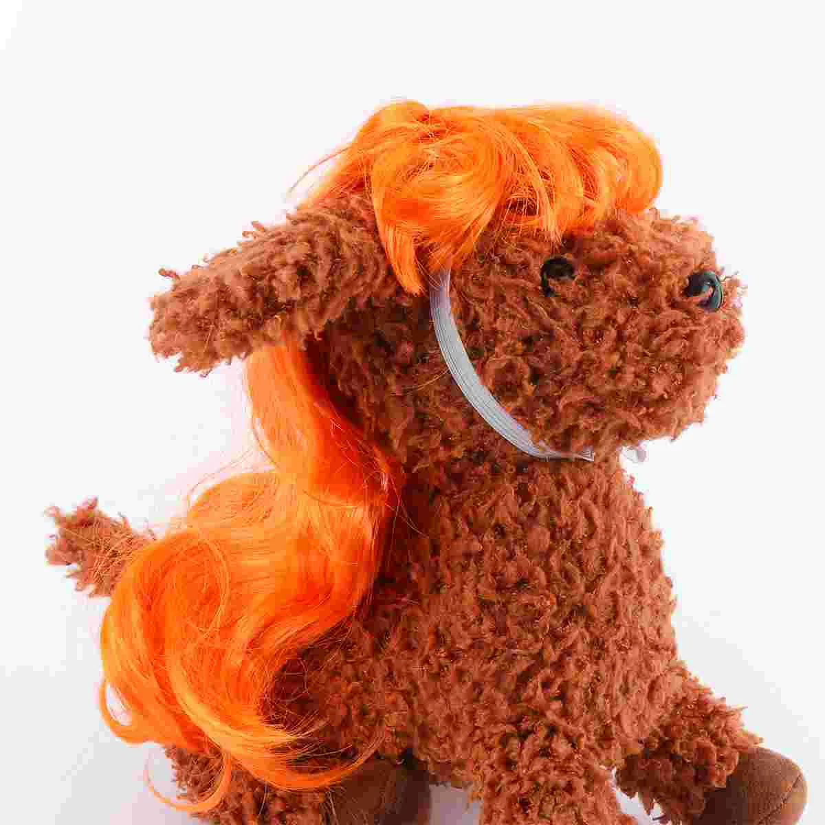 

Cat Hair Costumes Long Hair Party Accessories for Dogs Cats ( Orange )