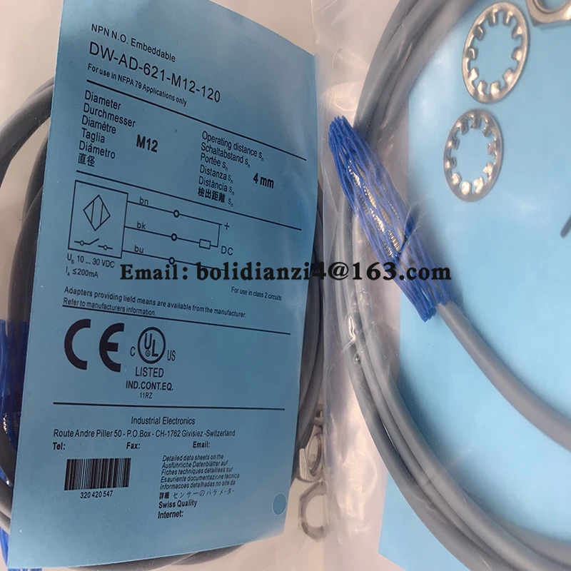 Новый датчик для бесконтактного переключателя DW-AD-621-M12 DW-AS-621-M18-120 DW-AD-623-M12 DW-AS-623-M12