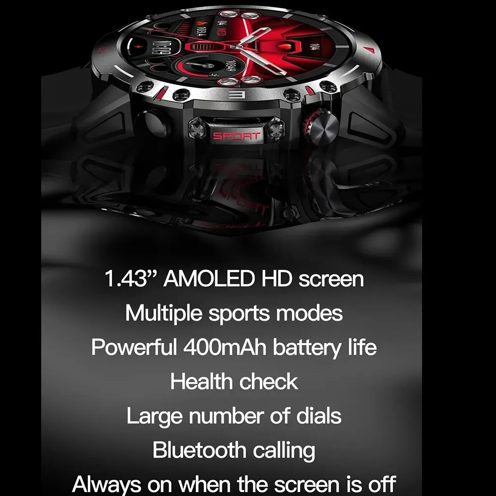 Умные часы Hold Mi AMOLED HK87 с поддержкой Bluetooth голосовое управление