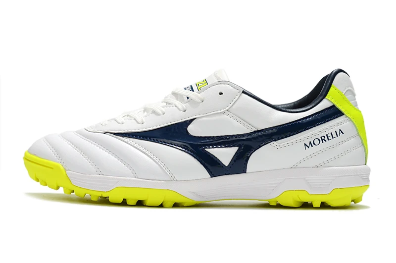 Authentic Mizuno Creation MORELIA II AS/TF Men's Shoes Sneakers Mizuno Outdoor Sports Shoes White/Black/Lemon Green Eur 40-45