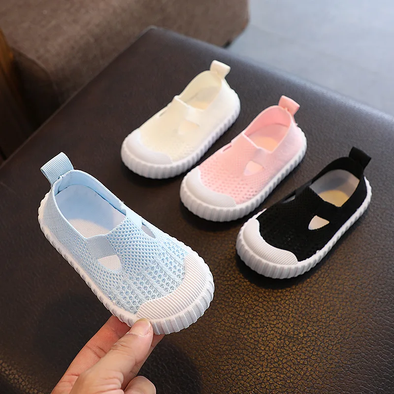 2023 Spring and Autumn Flying Mesh Children's Shoes Girls' Breathable Casual Shoes Boys' Sneakers Children's Shoes Toddler Shoes