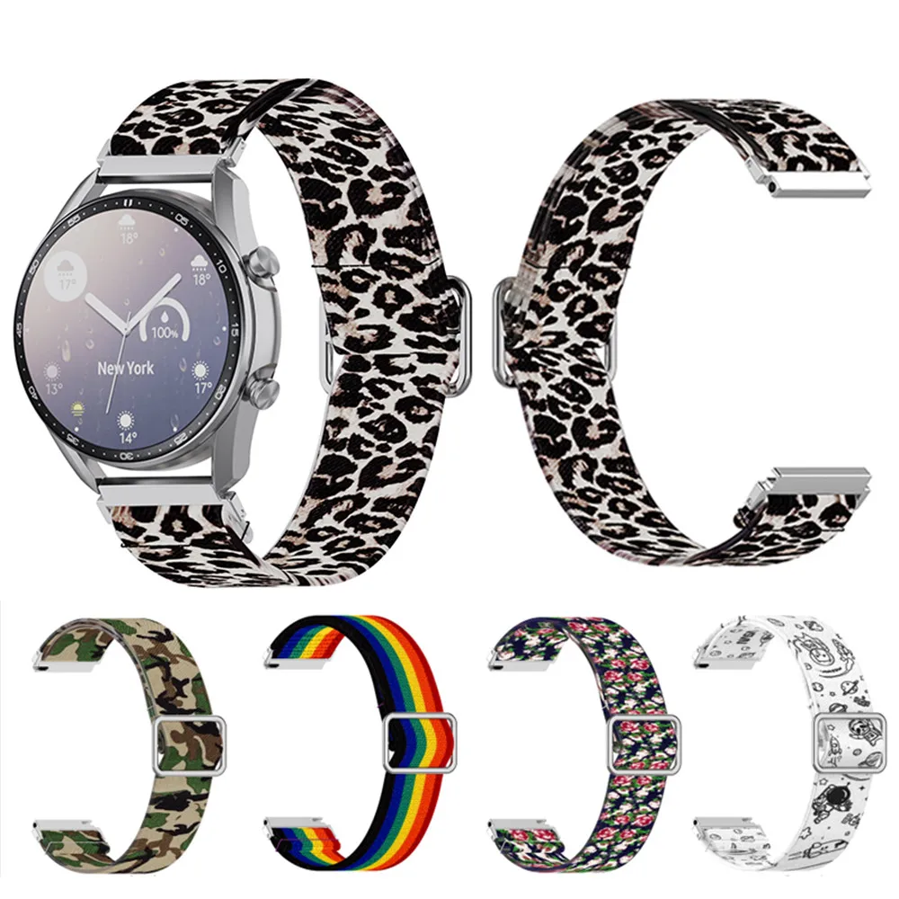 

Нейлоновый Регулируемый ремешок для Huami Amazfit GTR 2 47 мм 42 мм браслет для Amazfit Stratos 3 GTS Bip S 20 мм 22 мм спортивный ремешок для часов