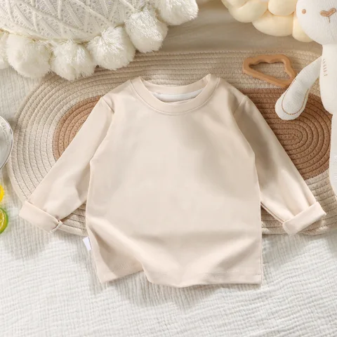 MILANCEL детская футболка хлопковая длинный рукав