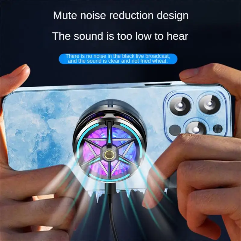 S6 Mobile Phone Radiator Magnetic Semiconductor Frozen Refrigeration Mobile Phone Live Game Cooling Cooling Refrigeration