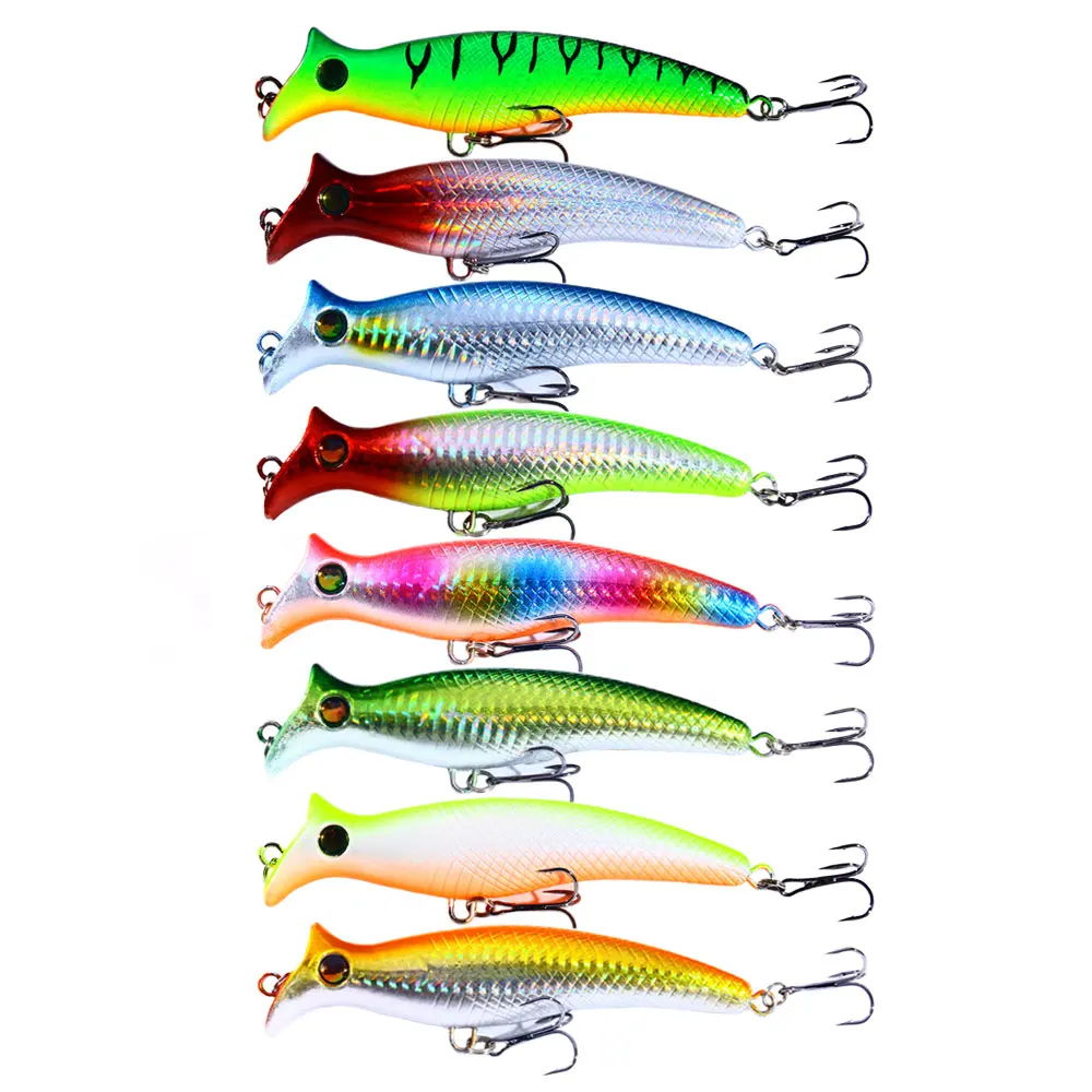 

1Pcs Pesca Big Popper 12.5cm-20g-6# Topwater Stickbait Floating Swim Wobblers Artificial Hard Fake Bait Isca Tackle