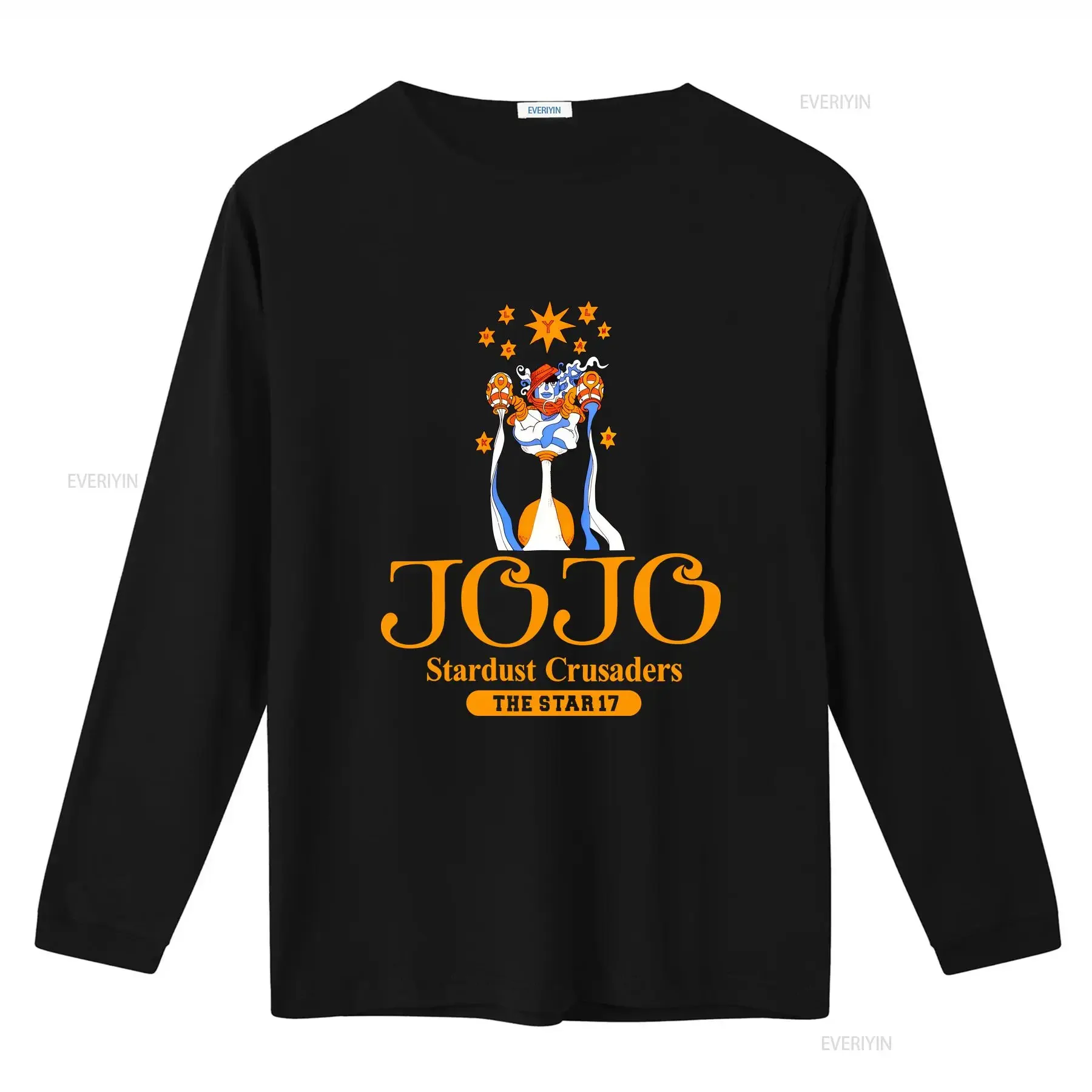 Фото Футболка Jojo Tarot Card Star Platinum L Kujo Jotaro, винтажная, мягкая, стильная, дизайнерская одежда, модная винтажная одежда №3