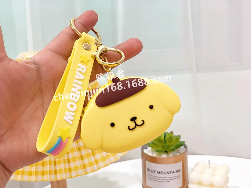 Sanrio Hellokitty Mymelody Cinnamoroll Purin симпатичная сумка для наушников силиконовый