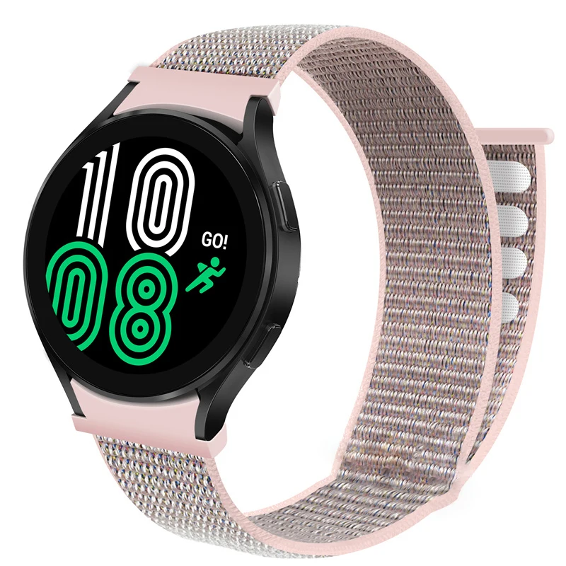 Nylon loop For Samsung Galaxy Watch 5 classic 46mm 42mm smartwatch belt Sports 20mm Band Bracelet Galaxy Watch 4 44mm 40mm Strap