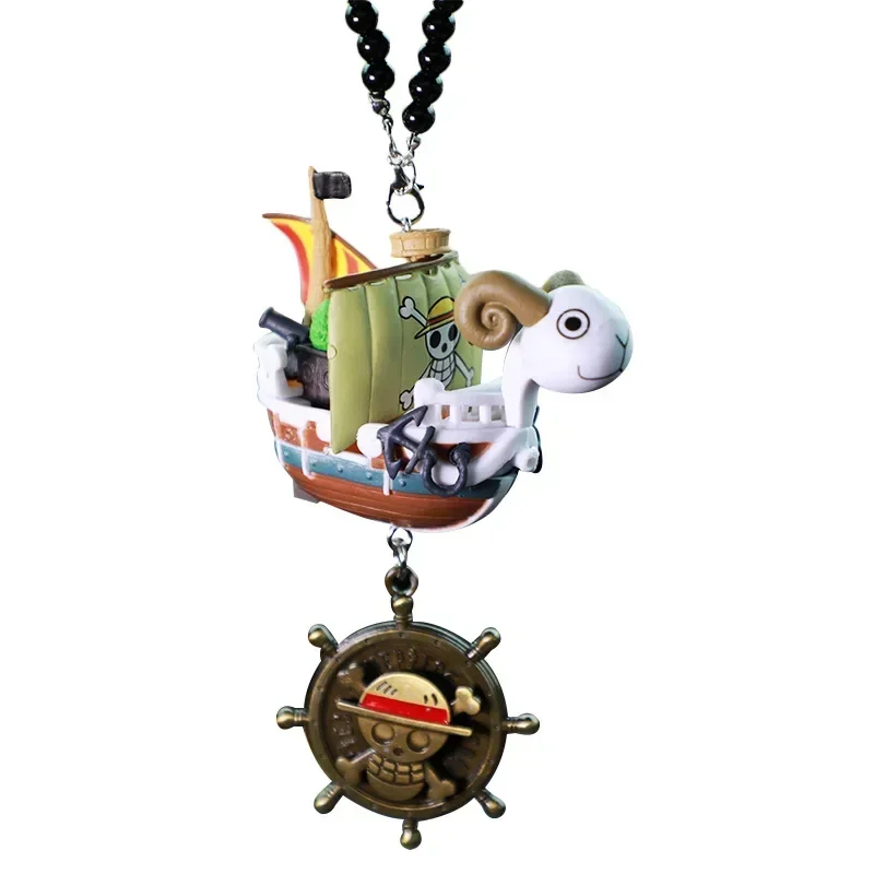 Новая фигурка Луффи из аниме One Piece, 6 см, модель Thousand Sunny, подвеска на зеркало заднего вида автомобиля, подарок, популярная игрушка (art.: 3920dae21abfc) - 3920dae21abfc