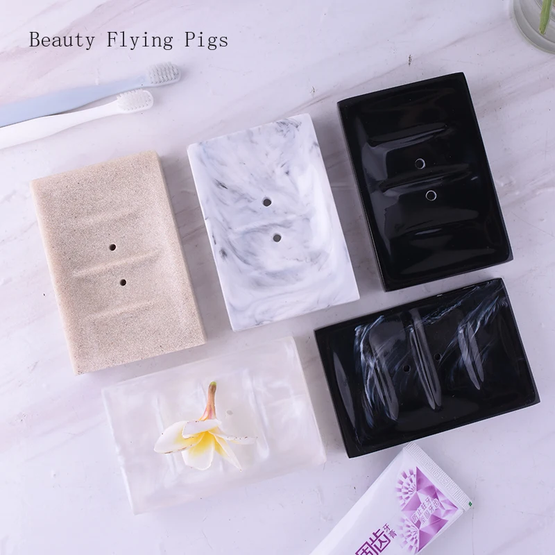 

Нордическая черная каучуковая мыльница, бытовые полки для мыла, коробки для упаковки мыла, Бытовые аксессуары для хранения в ванной комнате...