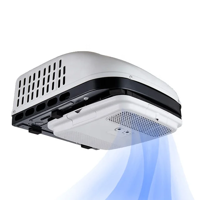Фото Новый автомобильный кондиционер WINFULL 115V/220V для крыши автофургона, 15000 BTU, универсальный, с хладагентом R410A, для караванов, прицепов и фургонов №1