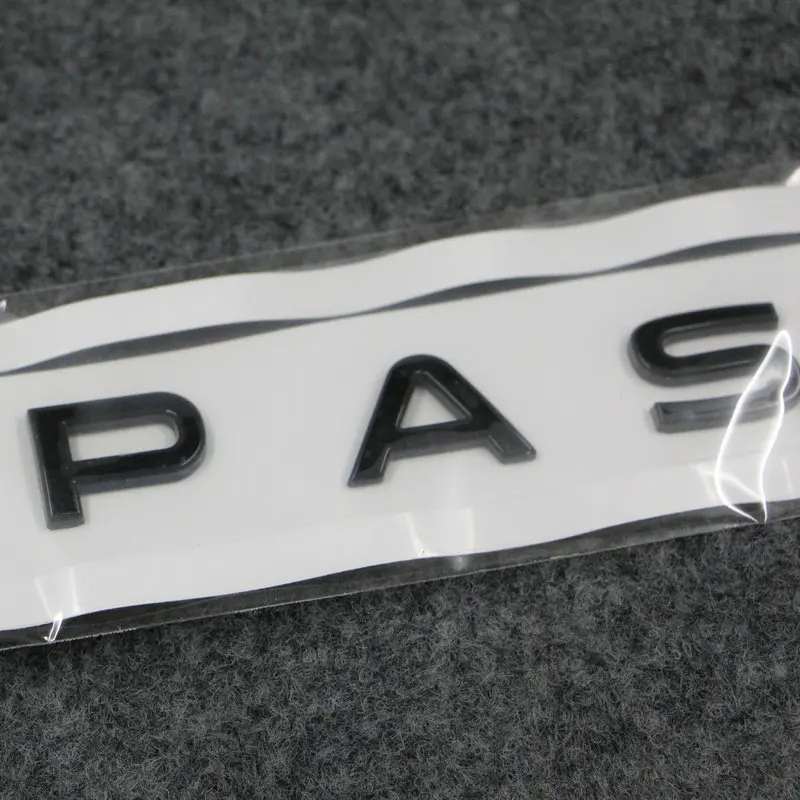 

Наклеить на заднюю дверь Passat B8, ярлык для багажника, черный АБС-пластик