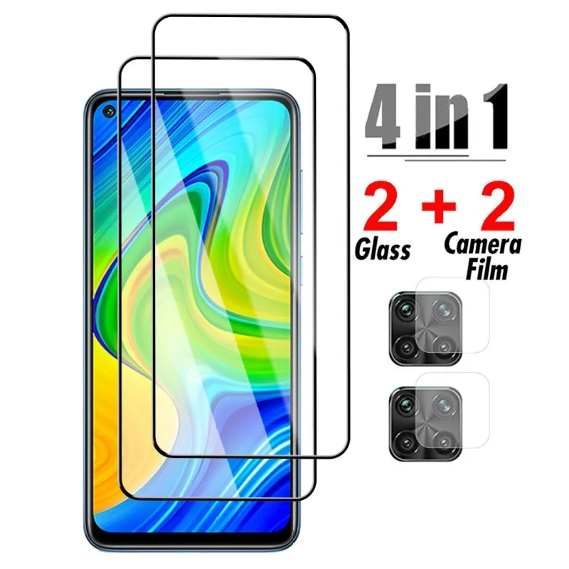 

4in1 Protective Glass for Redmi Note 10 9 7 8 pro 9S Camera Screen Protector on Redmi note 9 pro 10 8 9A 9C 8A 7 8T 9T Glass