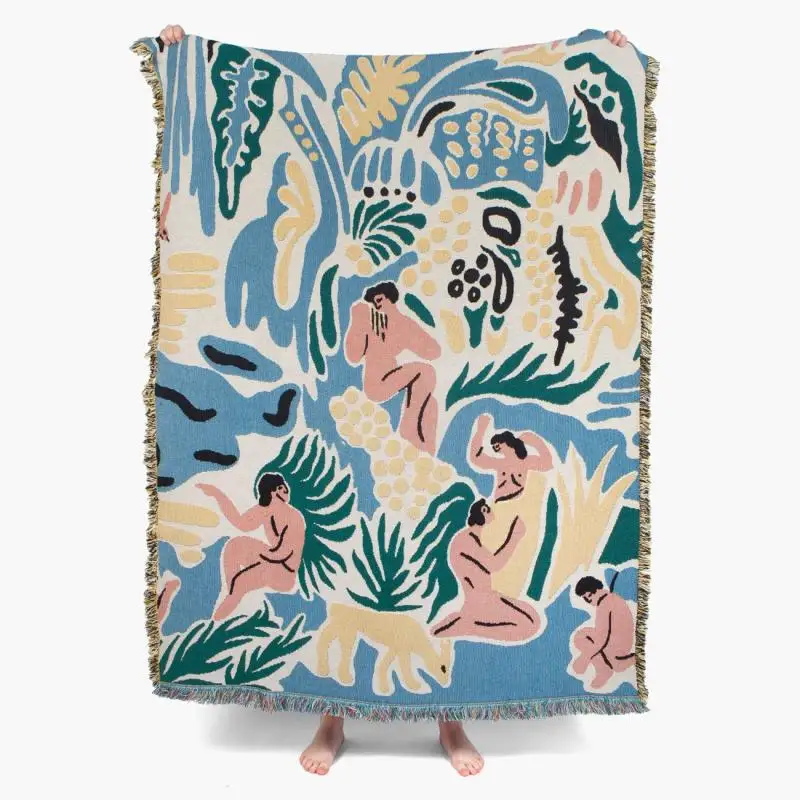 

Декоративное одеяло из полиэстера/хлопка