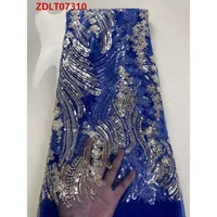 hot drill ankara big promotion sequin material silk textiles wedding fabric zdl