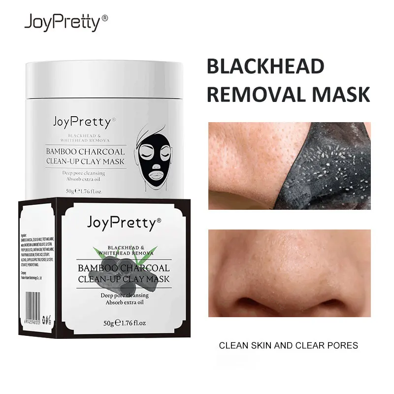 

Bamboo Charcoal Blackhead Remover Face Mask Peeling Deep Cleansing Shrink Pore Acne Removal Oil-Control Moisturizing Skin Care