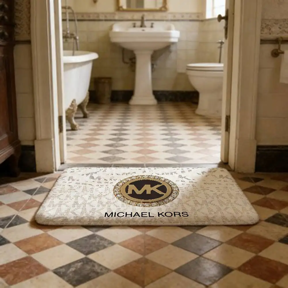 Фото Кухонный коврик M-Michaels-Fashion-Kors: недорогой, противоскользящий, современный, для гостиной, балкона, с принтом, для домашнего декора №4