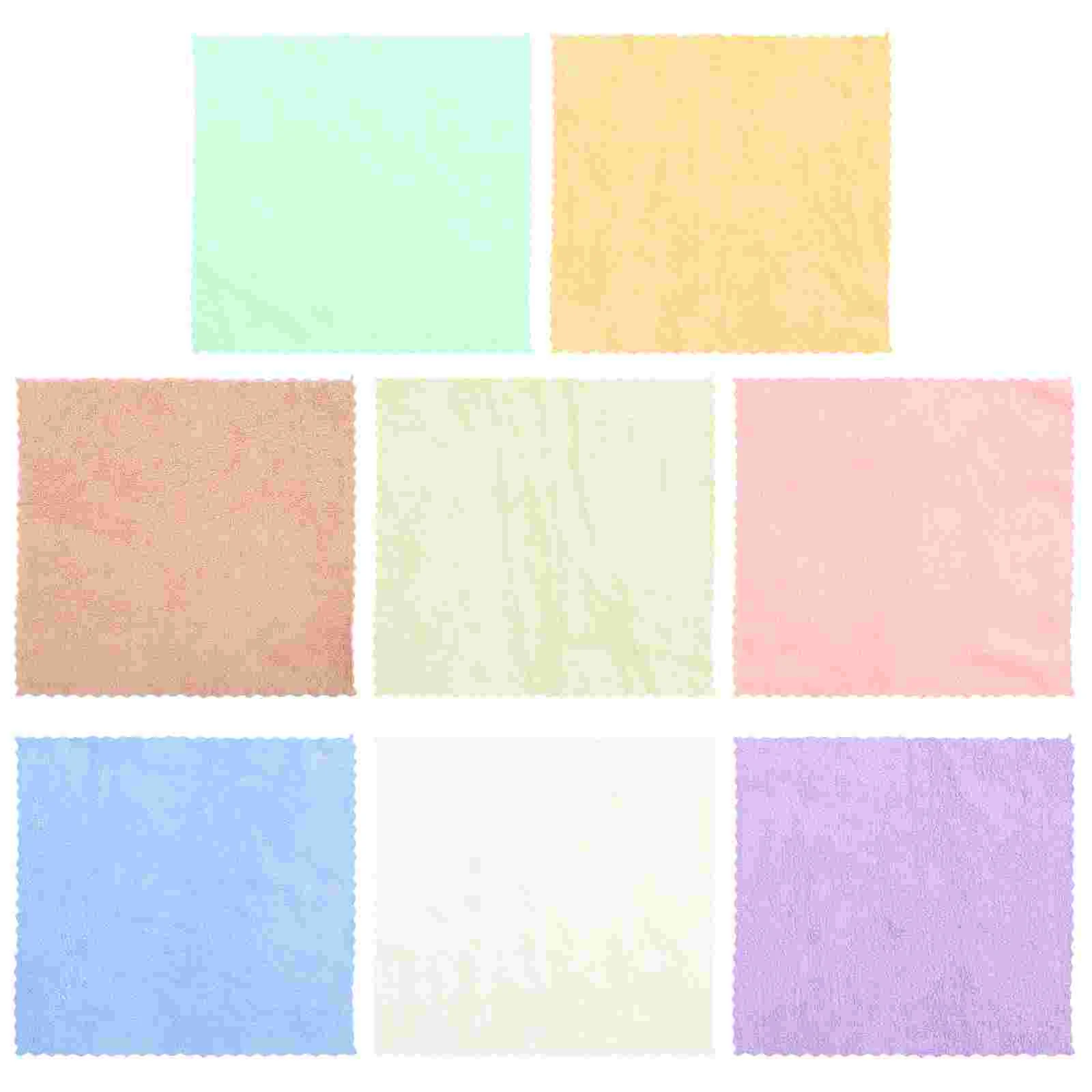 

8Pcs Hamster Coral Fleece Liner Small Pet Shower Towel Hamster Bedding Mat (Mixed Style)