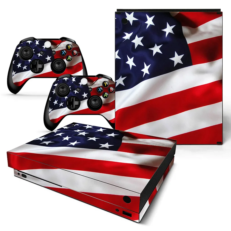 

Funny Standard Skin Sticker Decal For Microsoft Xbox One X Console And 2 Controllers For Xbox One X Skins Sticker Vinyl