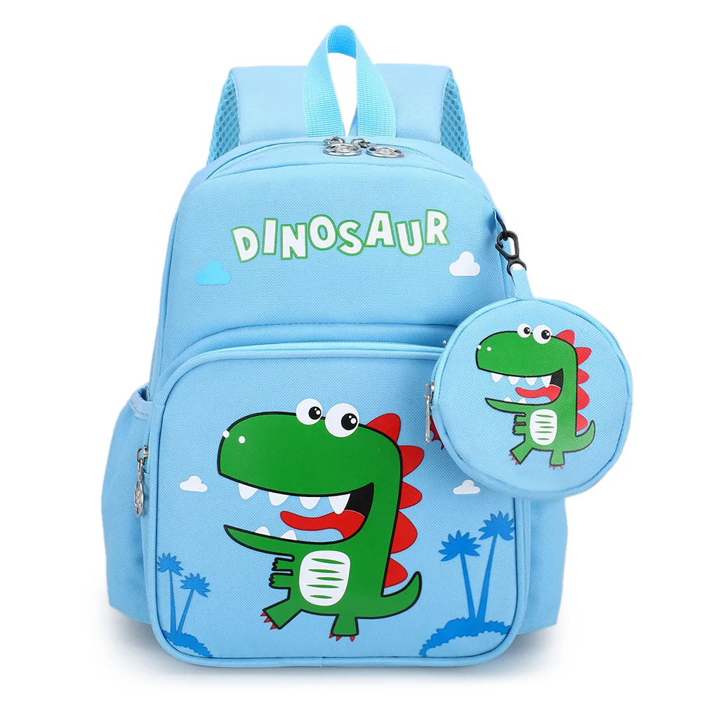 Children Cute Dinosaur Rabbit Backpacks with Coin Purse New Girls Boys Students Fashion Cartoon High-capacity School Bags Hot