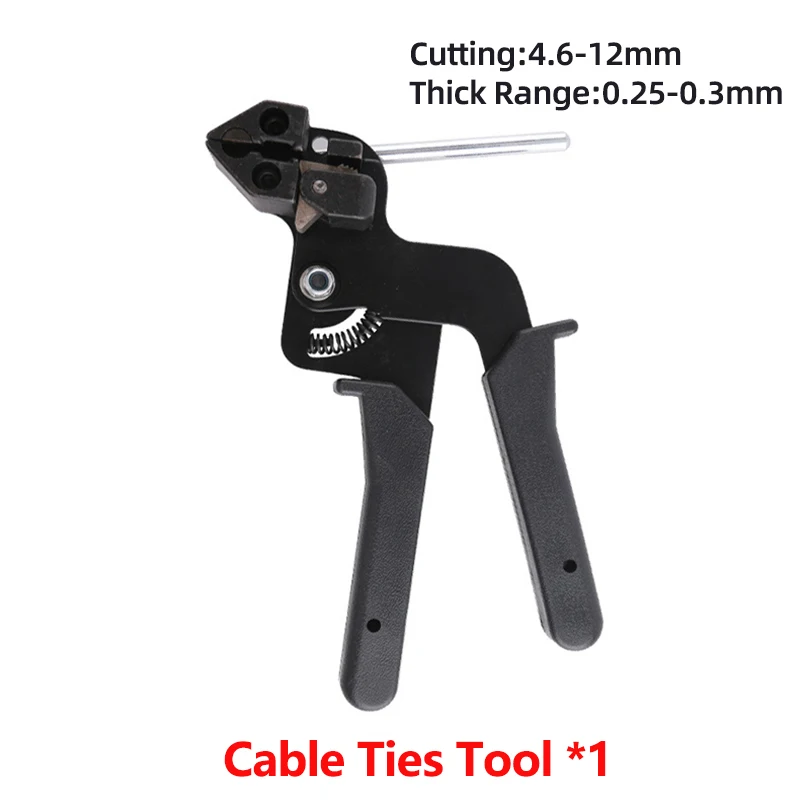 

Cable Ties Plier Fastening Strap Cutting Tool Cutter Tension Automatic Zip Gun Stainless Steel Locking Tie Hand Wrap Tool