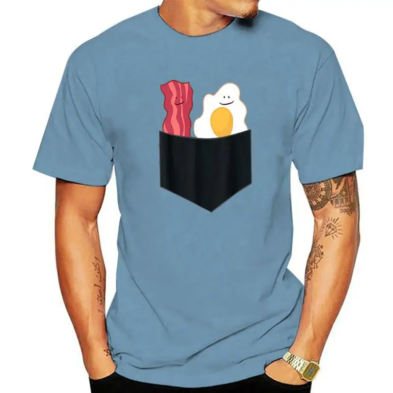 

Новое поступление, Мужская футболка с рисунком бекона и бекона на завтрак, Молодежная Футболка, хлопковая мотоциклетная футболка