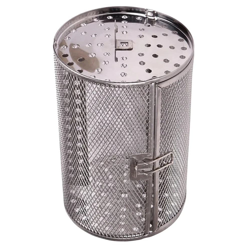 

Basket Rotisserie Grill Oven Cage Roaster Drum Air Bbq Steel Replacement Roast Baking Stainless Fryer Rolling Grilling Rotating