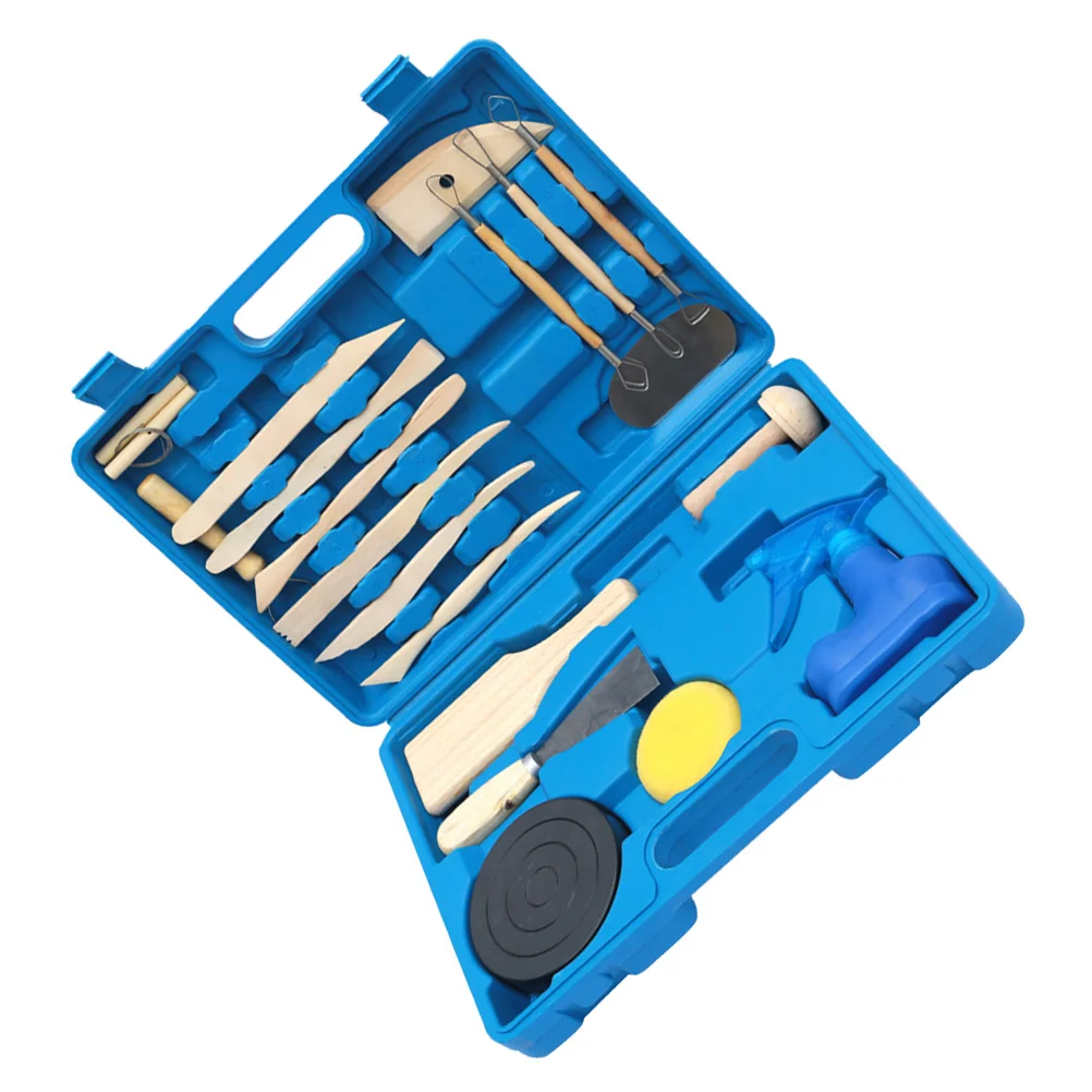 

19 Pcs Clay Sculpting Tools Kit Clay Carving Tools DIY Pottery Modeling Tools