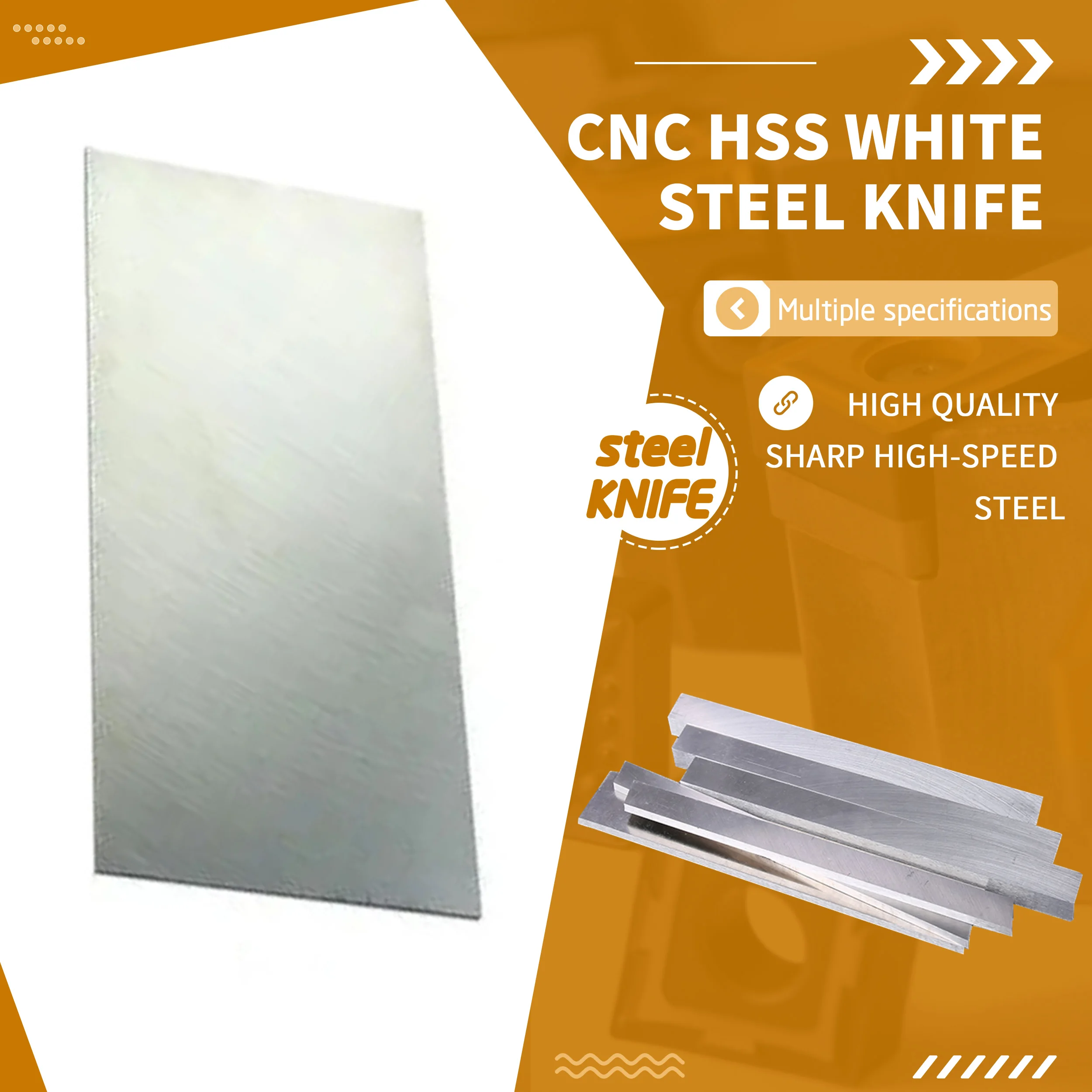 

25x45x300mm 25*50 HSS Tool High Speed Steel White Steel Knife Raw Materials Knife Embryo DIY CNC Lathe Turning Tool Craft Blade