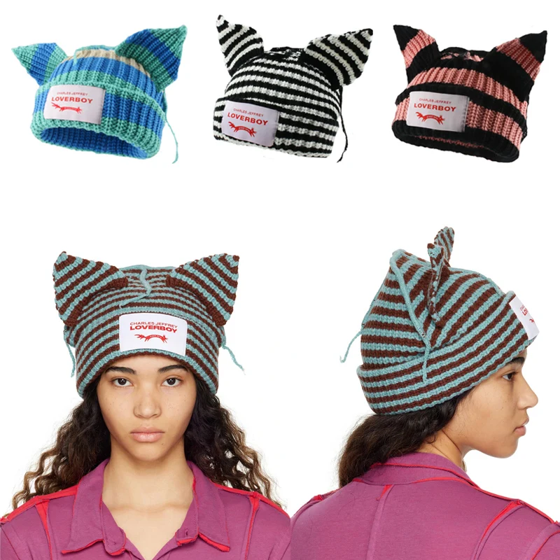 Новинка 2024 зимние шапочки Милая женская одежда в виде лисы женский подарок