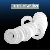 1 10pcs 1 1 5 dn15 300mm ptfe flat washer white flange f4 gasket insulation spacer sealing