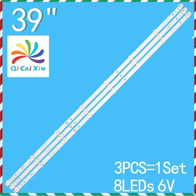 Лента светодиодной подсветки 6 В 737 мм 8 ламп для 39LEX-5045 Tf-led40s82t2s HL-00390A30-0402S-07 40LFA29E