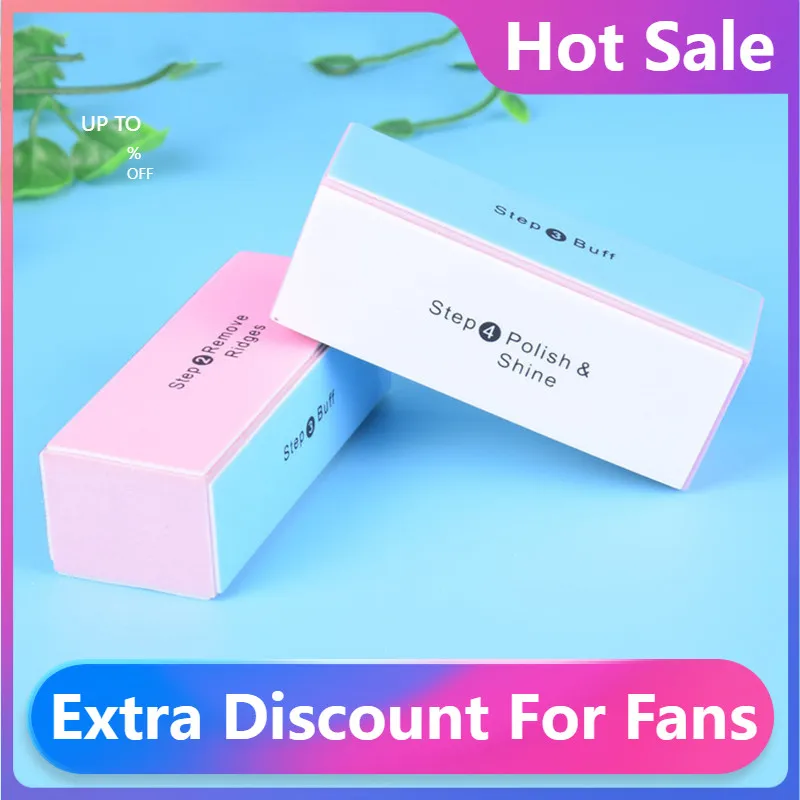 

Модные новые пилочки для ногтей, 4 стороны, губка, буфер для ногтей, блок для полировки, шлифовальный блок, инструменты для дизайна ногтей с г...