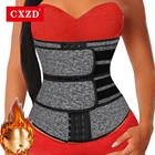 CXZD корсет для тренировки пота и талии, корсет для сжигания жира, Корректирующее белье для женщин, утягивающий живот, компрессионный триммер для тренировок и фитнеса