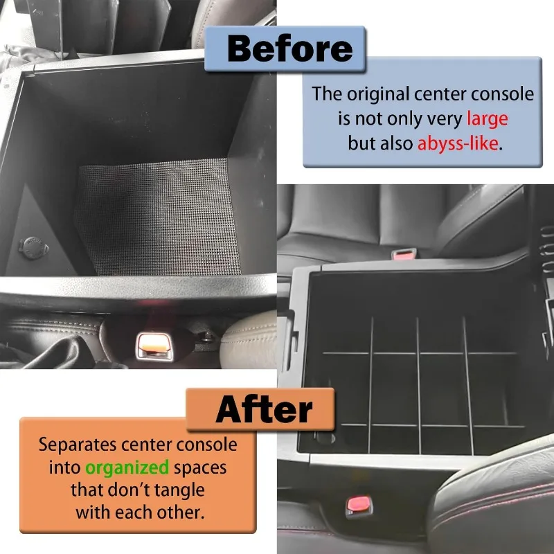 Разделители органайзера центральной консоли совместимые с аксессуарами Toyota Tundra