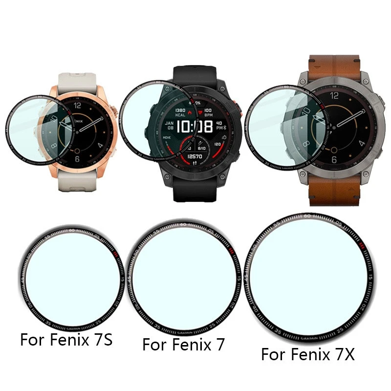 

Fit for Garmin Fenix 7/7X/7S Smart Watch Bracelet 3D Curved Edge Soft Cover Screen Protector Waterproof High Definition