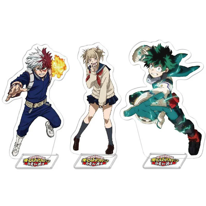 

Акриловая подставка в стиле аниме «Моя геройская Академия», модели Izuku Shouto Katsuki Himiko Dabi персонаж Boku No hero моя академия, акриловая фигурка в пода...