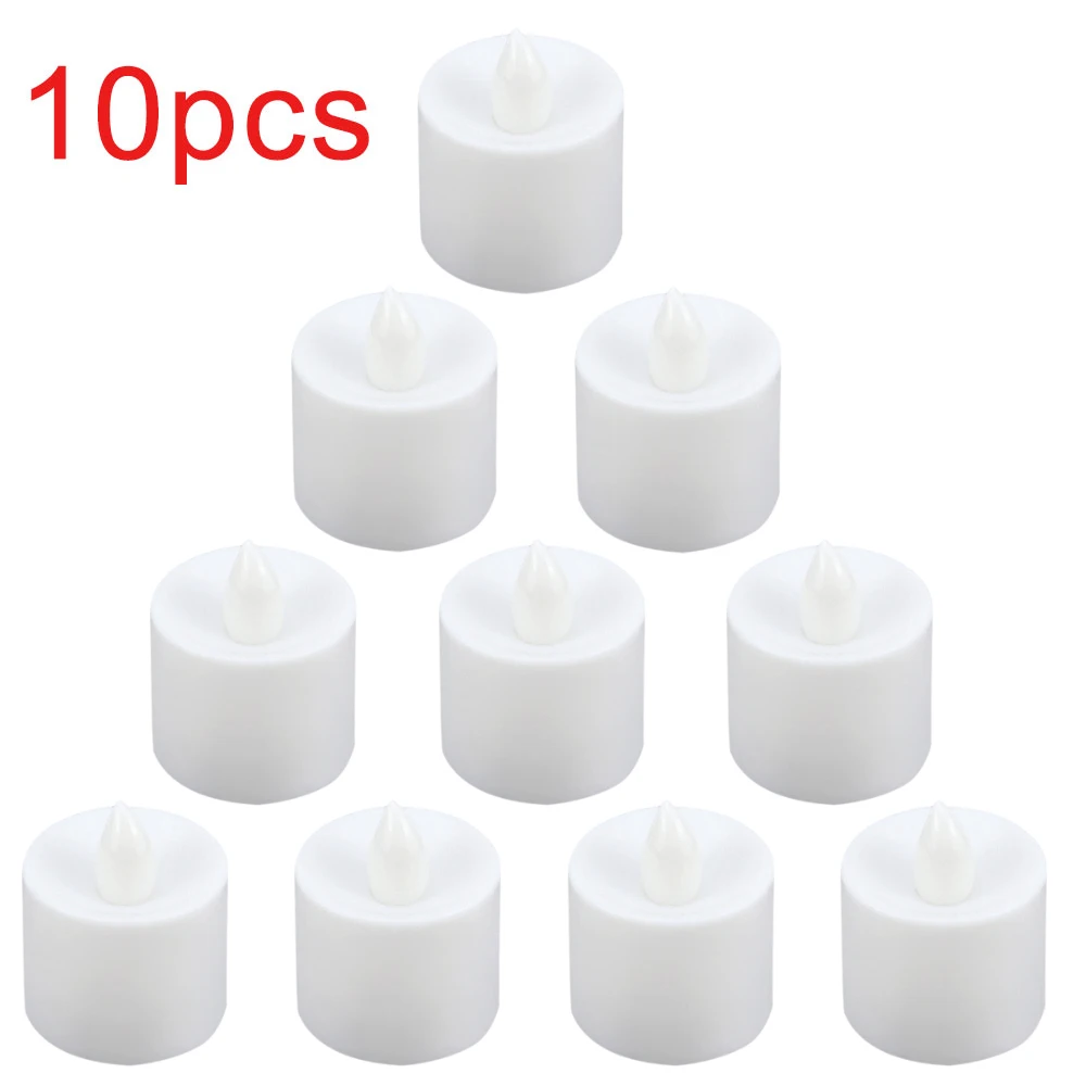 Flameless LED Tea Lights Candles Battery Powered Colorful  Pillar Candles Votive Tealight Romantic party Home Christmas Decor