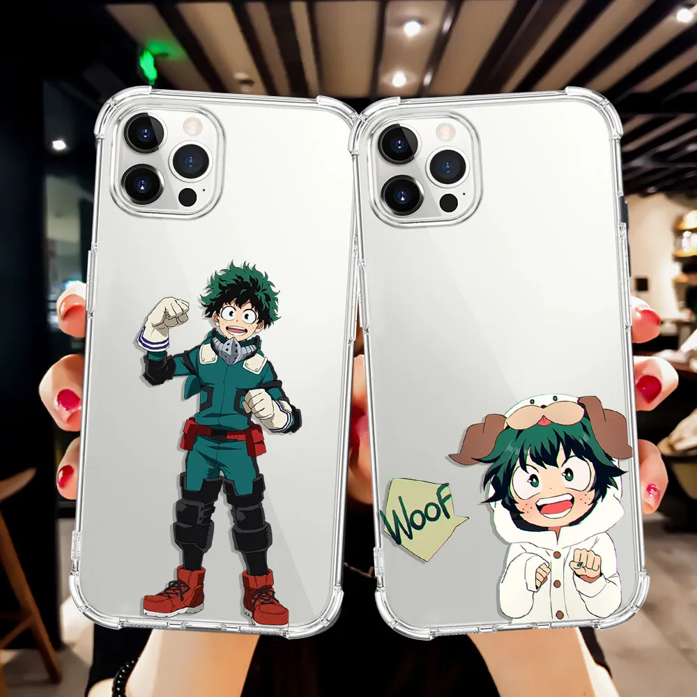 

My Hero Academia Case For IPhone 14 13 12 Pro Max TPU Case For IPhone 11 Pro 7 8 Plus Min XS X XR SE 2020 2022 Protection Fundas