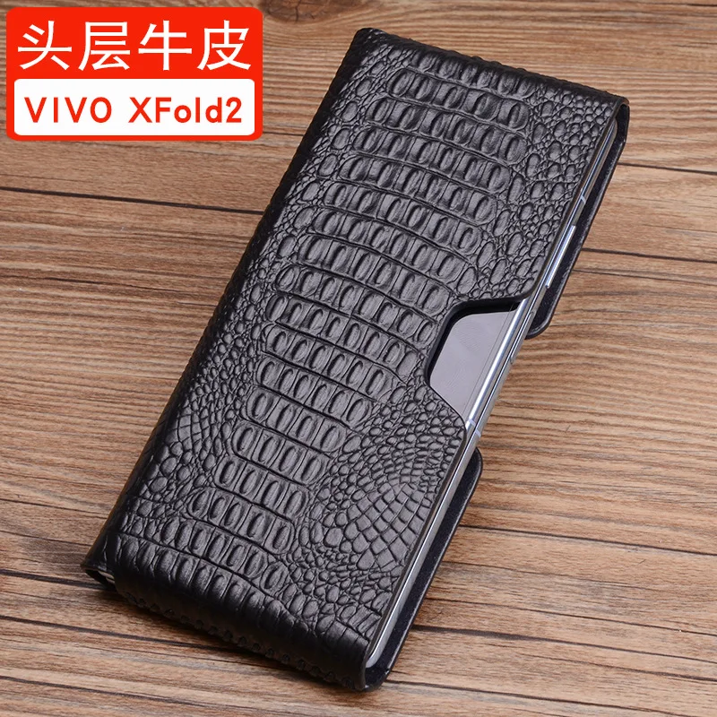 

Genuine Leather Material For Vivo X Fold 2 Case