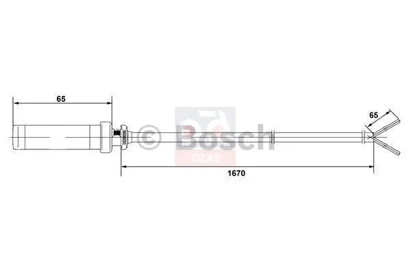 

Задний фонарь с датчиком 265004010-ABS