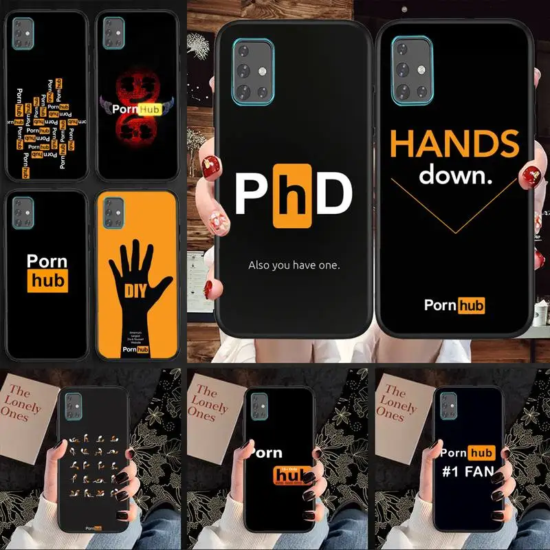 

Pornhub Phone Case TPU For Samsung S6 S7 S8 S9 S10 Plus S20 S21 S30Ultrs Fundas Cover