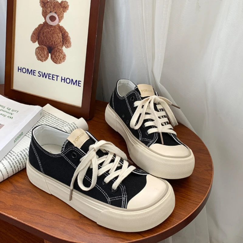 

Женские холщовые кроссовки 2023, туфли на плоской подошве с манго-носком для женщин, повседневная женская обувь