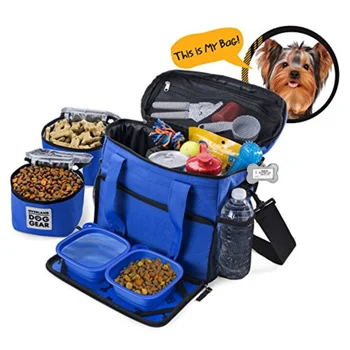 Mobile Dog Gear Week Away Bag, Small, Black pets automatic pet feeder cat bowl cat food pet supplies 5