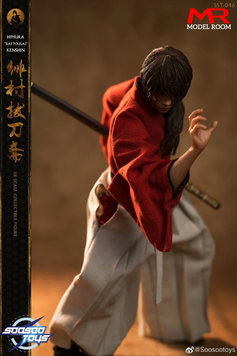 В наличии sootoys SST-046 1/6 Himura Kenshin фигурка модель SST046 12 дюймов мужской солдат тела