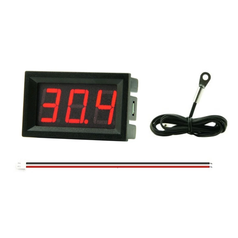 

Цифровой термометр с одним дисплеем-50 ℃-120 ℃ 4-30V датчик температуры тест