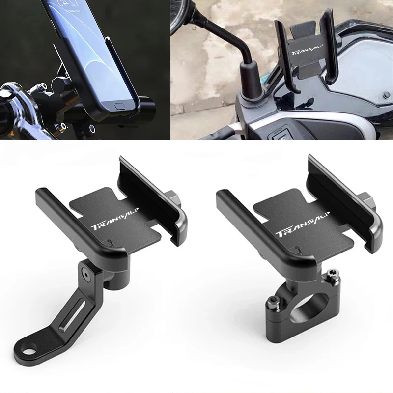 

Accessories Motorcycle Handlebar Mobile Phone Holder GPS Stand Bracket For Honda TRANSALP XL 600 650 700 V XL700V XL650V