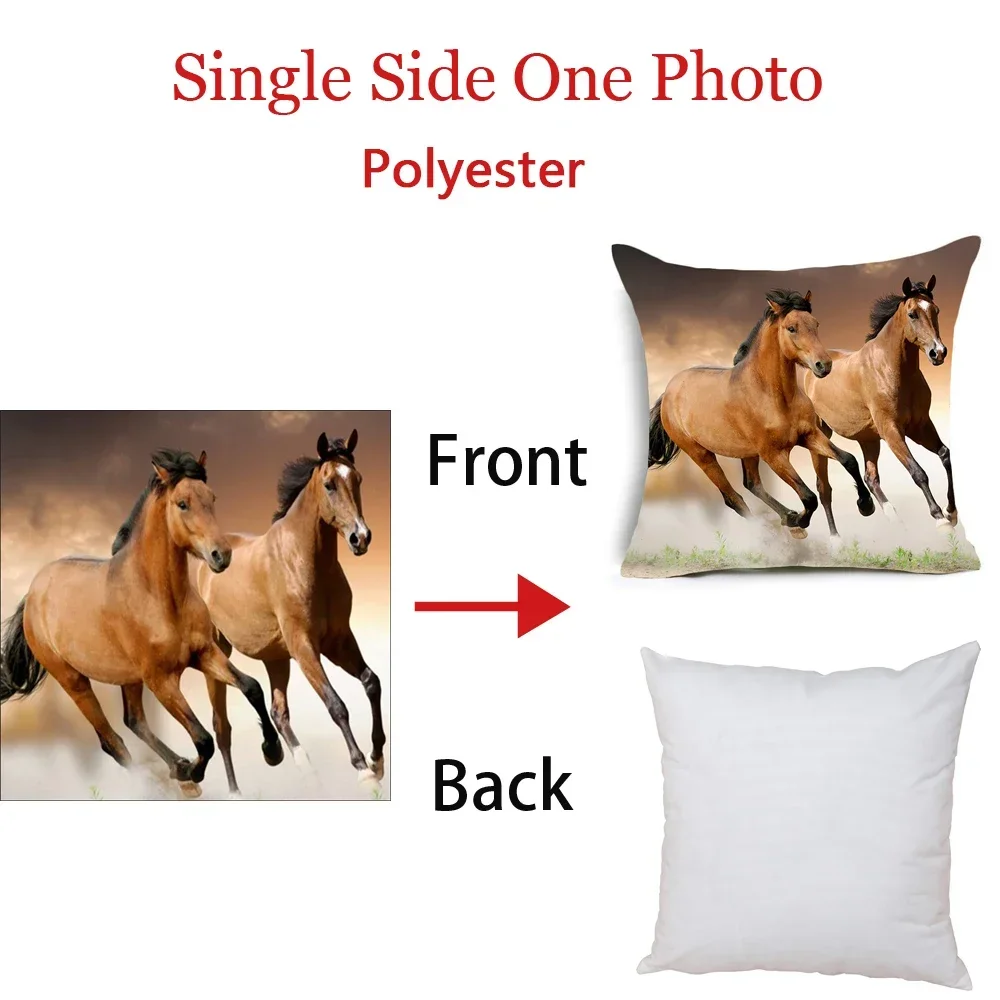 

Наволочка из полиэстера 45x45 см с печатью